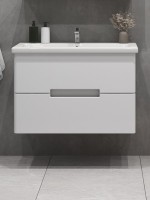 Тумба с раковиной SanStar Ориана 70 подвесная, раковина Cersanit Como 70