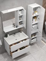 Тумба с раковиной SanStar Ориана 70 подвесная, раковина Cersanit Como 70