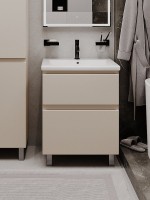 Тумба напольная SanStar Riana 60 Без раковины для ванной комнаты, cappuccino Тумба напольная SanStar Riana 60 Без раковины для ванной комнаты, cappuccino