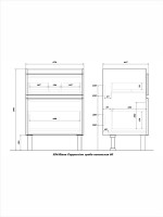 Тумба напольная SanStar Riana 60 Без раковины для ванной комнаты, cappuccino Тумба напольная SanStar Riana 60 Без раковины для ванной комнаты, cappuccino