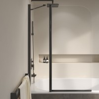 Шторка на ванну RGW Screens SC-011B 1000x1400, профиль черный