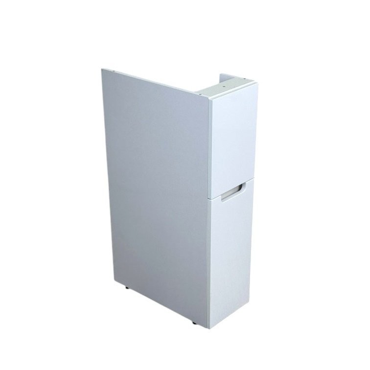 Тумба под раковину без столешницы Alavann Cosmetic 25 L под стиральную машину, напольная, глянцевая белая