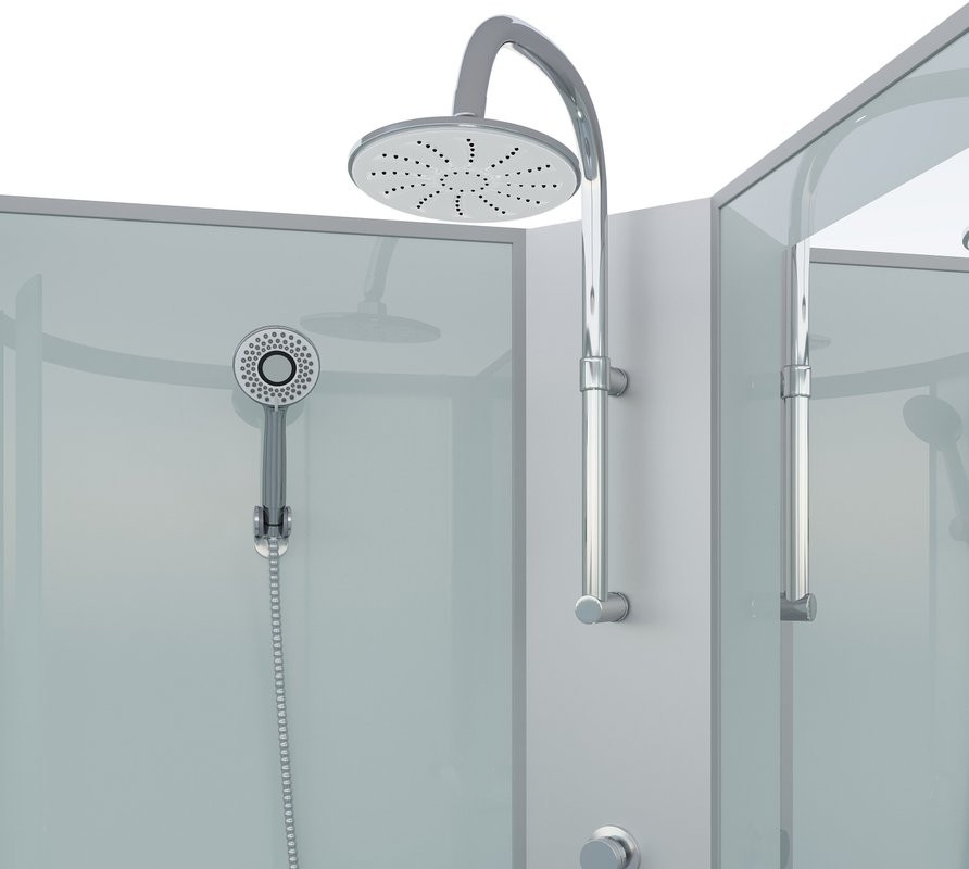 Душевая кабина Niagara Classic NG-2310-14RBKTG 120х80 см, без крыши, с гидромассажем и тропическим  душем