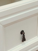 Шкаф пенал для ванной Misty Лувр L слоновая кость