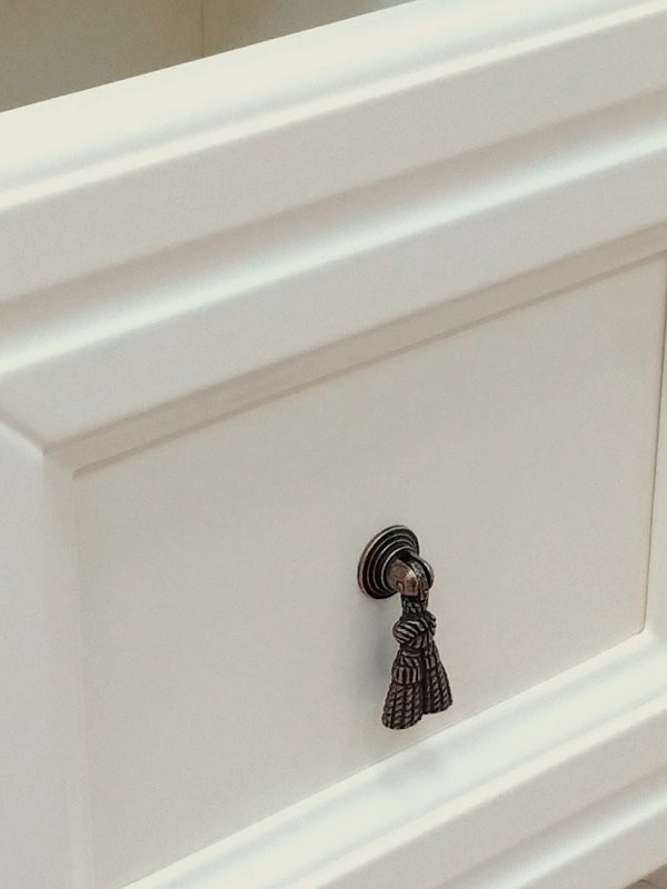 Шкаф пенал для ванной Misty Лувр L слоновая кость