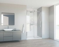 Душевая дверь в нишу Vincea Como Soft VDS-1CS140CL 140 см профиль хром