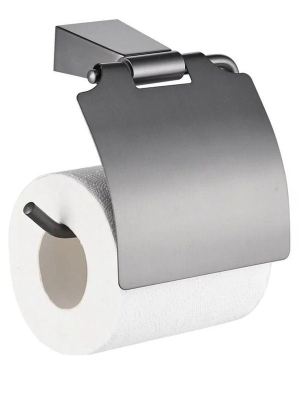 Держатель для туалетной бумаги Shevanik SG5705T, оружейная сталь
