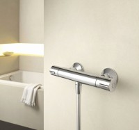 Душевой комплект Термостат Jacob Delafon July E8455-CP для душа + Гарнитур Awaken E99898RU-CP