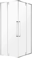 Душевой уголок AQUAme AQM7102 90х90, профиль хром