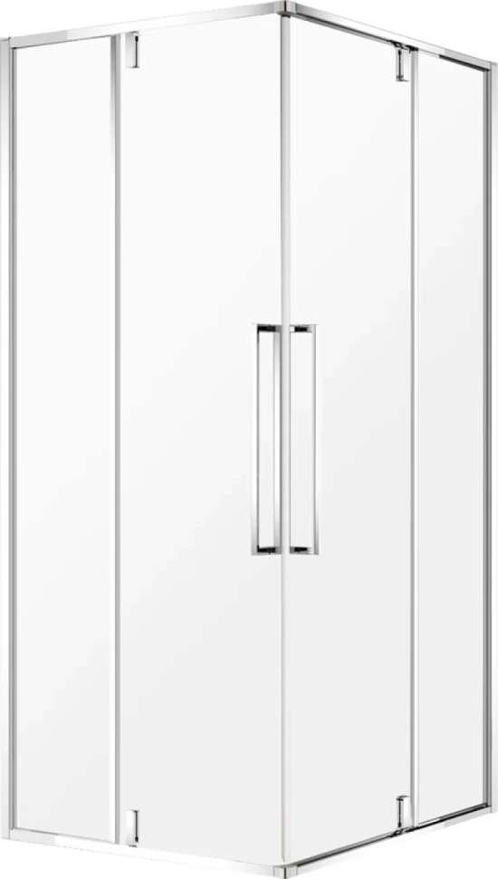 Душевой уголок AQUAme AQM7102 90х90, профиль хром