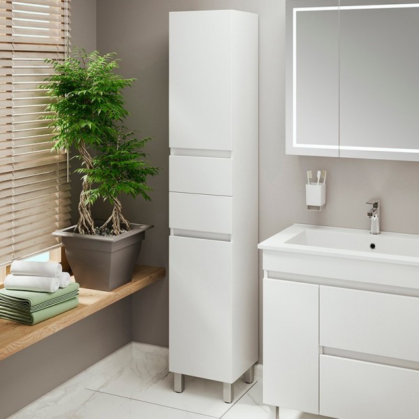 Шкаф пенал для ванной Emmy Джерси 30 L