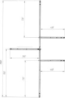 Акриловая ванна Marka One Trapani 140x140 см, угловая, пристенная, белая, четверть круга, с сиденьем