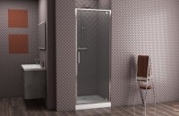 Душевая дверь в нишу Bravat Drop 90x200 распашная