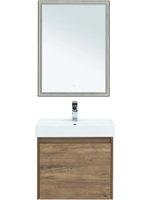 Мебель для ванной комнаты Aquanet Nova Lite 60 дуб рустикальный, 1 ящик