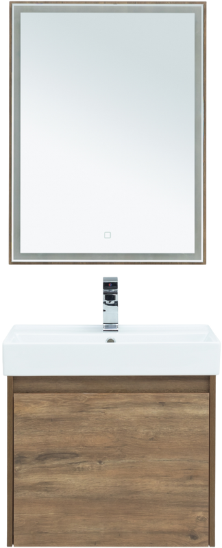 Мебель для ванной комнаты Aquanet Nova Lite 60 дуб рустикальный, 1 ящик