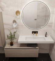 Раковина Armadi Art Flat Calacatta 120