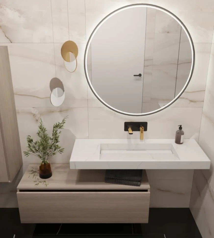 Раковина Armadi Art Flat Calacatta 120