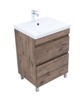 Тумба под раковину Aquanet Нота New 60 напольная, дуб веллингтон табак Тумба под раковину Aquanet Нота New 60 напольная, дуб веллингтон табак
