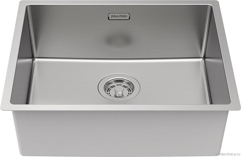 Комплект Мойка Paulmark Lassan LA54-BS сталь + Измельчитель Intenso