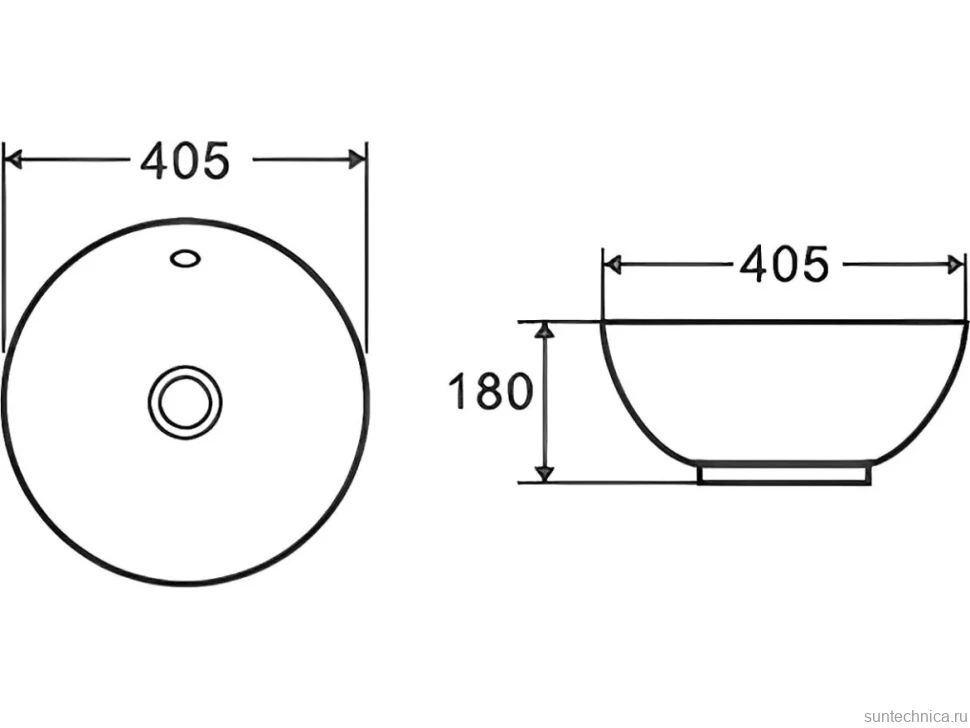 Накладная раковина D&K Matrix DT1390516 41