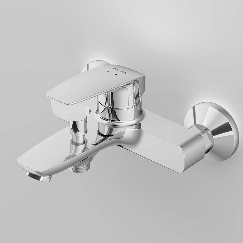 Душевой комплект Смеситель AM.PM Tender F45A10000 + Стойка Gem F0790000