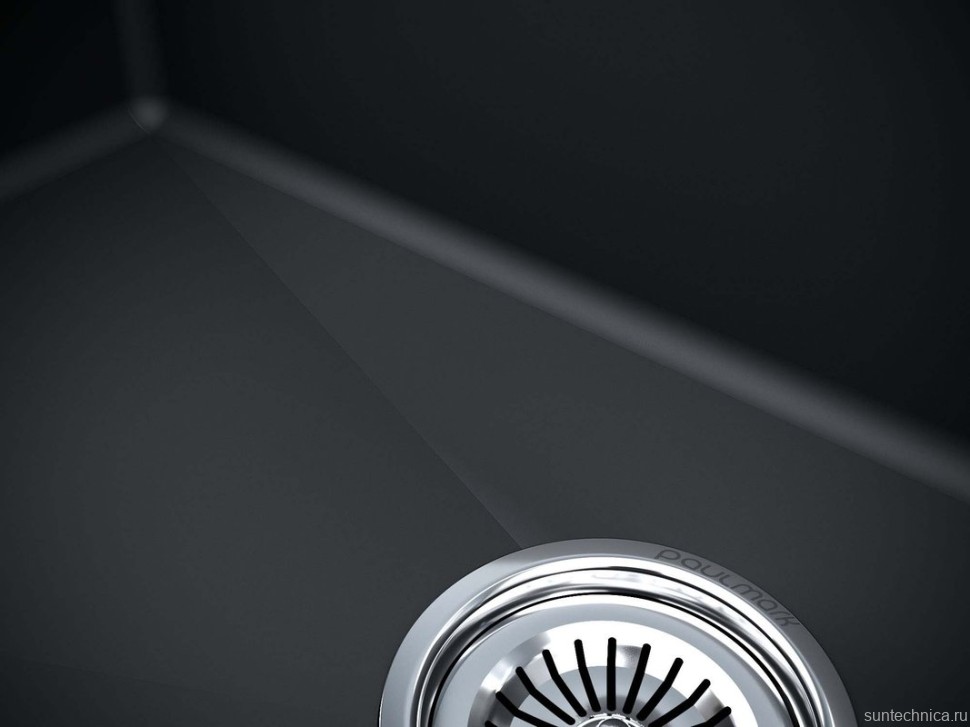 Комплект Мойка Paulmark Stepia + Step PM117551-AN+R375-BS антрацит + Смеситель Grohe Euroeco