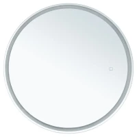 Шкаф с зеркалом в ванную с подсветкой Aquanet Оптима 80 белый, с LED подсветкой Шкаф с зеркалом в ванную с подсветкой Aquanet Оптима 80 белый, с LED подсветкой