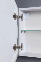 Шкаф с зеркалом в ванную с подсветкой Aquanet Оптима 80 белый, с LED подсветкой Шкаф с зеркалом в ванную с подсветкой Aquanet Оптима 80 белый, с LED подсветкой