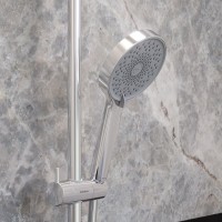 Душевой комплект Смеситель Damixa Scandinavian Pure 361000000 + Стойка Apollo 947000000