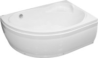 Акриловая ванна Royal Bath Alpine RB 819102 R 170x100 см, угловая, правая, пристенная, белая, асимметричная, с каркасом, с сиденьем
