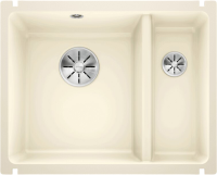 Комплект Мойка Blanco Subline 350/150-U магнолия + Смеситель Grohe Minta 3291800E хром
