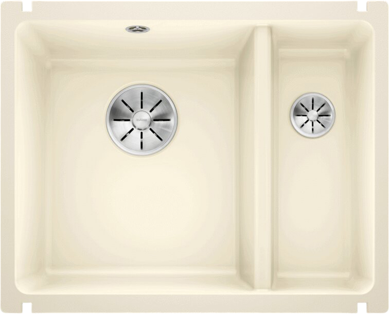 Комплект Мойка Blanco Subline 350/150-U магнолия + Смеситель Grohe Minta 3291800E хром