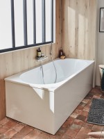 Акриловая ванна Jacob Delafon Odeon Rive Gauche E6D366RU-00 170x75 см, пристенная, белая