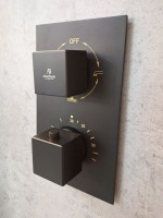 Душевой комплект AltroBagno Lamberto AltroBagnoLamberto040412MB С ВНУТРЕННЕЙ ЧАСТЬЮ, матовый черный