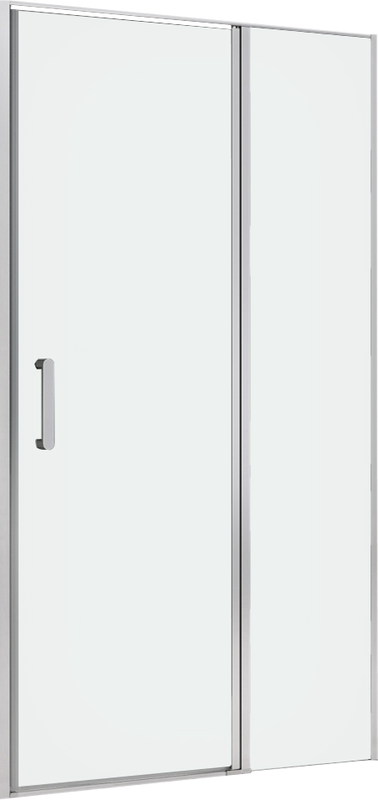 Душевая дверь в нишу Abber Sonnenstrand AG04130S 130 см, профиль хром, стекло прозрачное