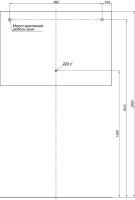 Зеркало Aquanet Гласс 120