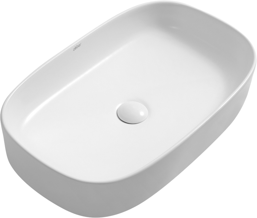 Накладная раковина Abber Rechteck AC2209 белая