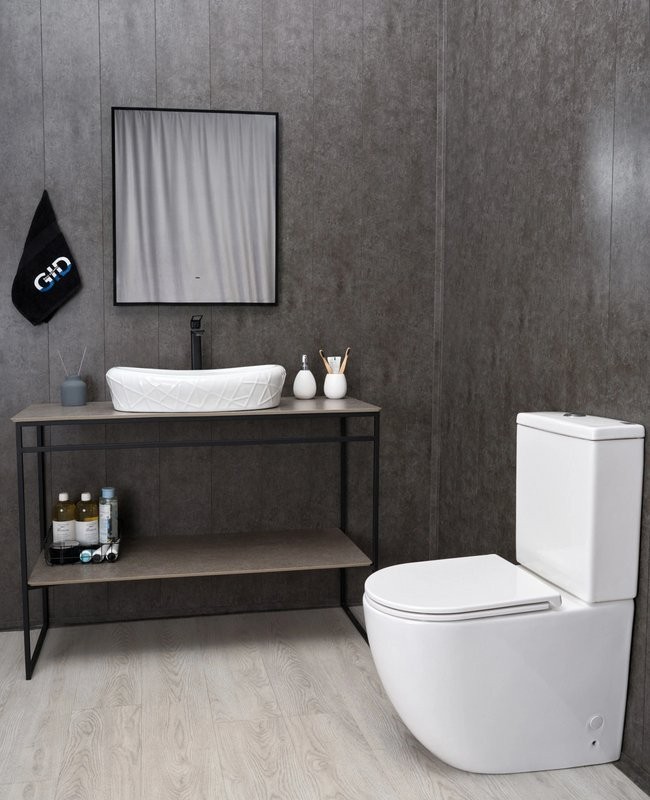 Накладная раковина GID Creativo 777s 60 глянцевая белая, овальная, фаянс