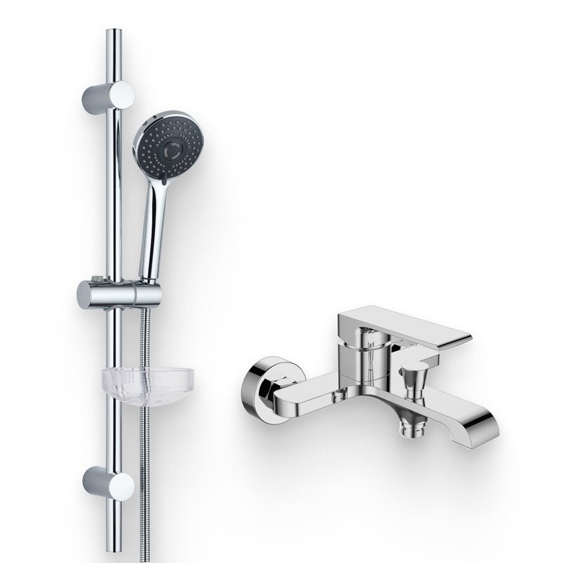 Душевой комплект Смеситель Agger Magic A3010000 + Гарнитур Wave A032