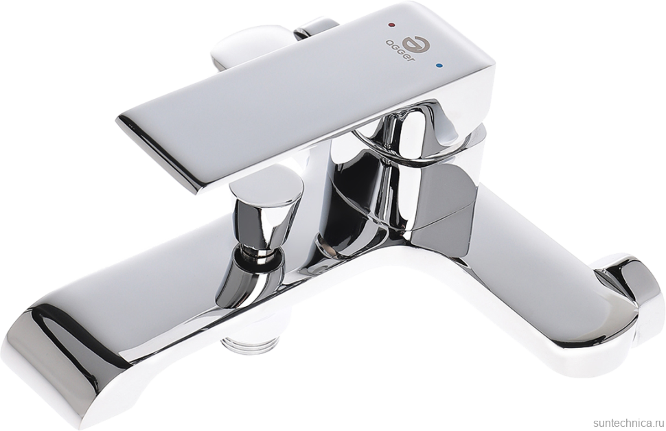 Душевой комплект Смеситель Agger Magic A3010000 + Гарнитур Wave A032