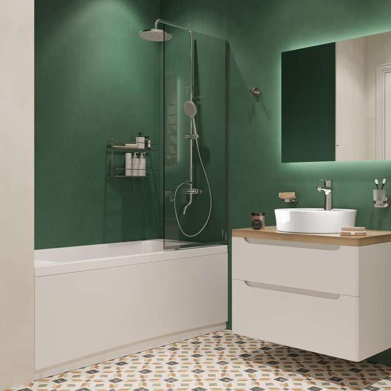 Акриловая ванна Aquanet Elba 251928 150x70 см, пристенная, белая, с каркасом