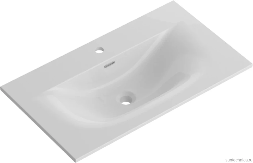 Мебельная раковина BelBagno BB-8099-90 глянцевая белая