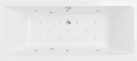 Акриловая ванна Excellent Pryzmat WAEX.PRY15.RELAX 150x75 см, встраиваемая, с гидромассажем, белая, с каркасом, со сливом-переливом