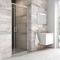 Душевая дверь в нишу Ravak Blix BLDZ2-70 Transparent, профиль хром