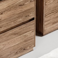 Тумба с раковиной Sancos Libra Floor 60 дуб чарльстон, черная раковина CN7001MB