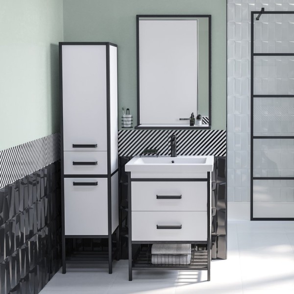 Мебель для ванной комнаты Sanflor Норд 60 с раковиной Como 60