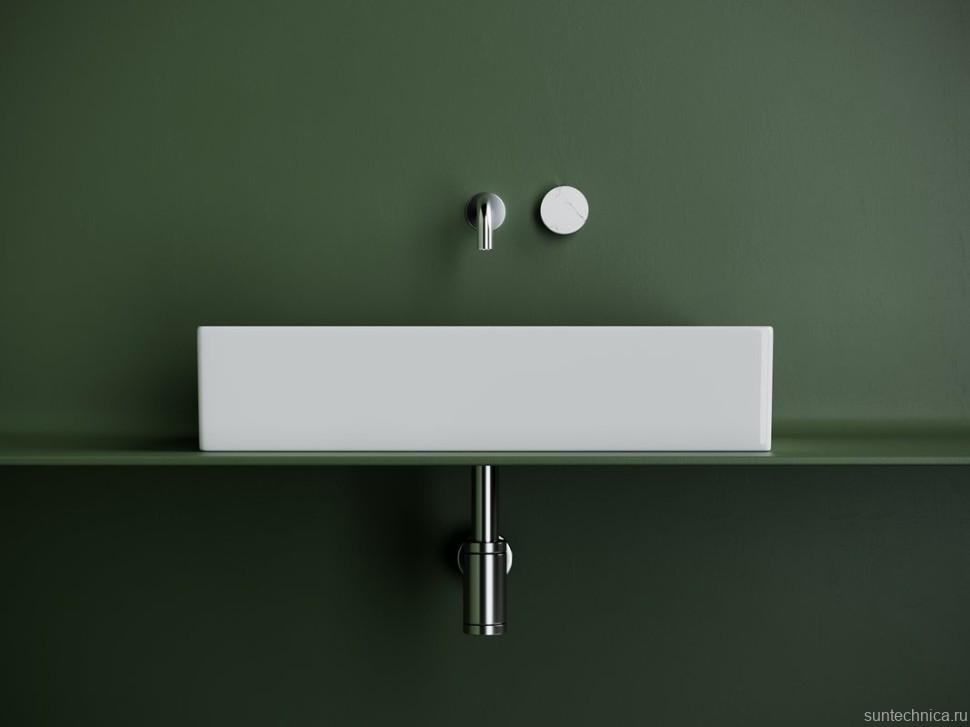 Накладная раковина Ceramicanova Element CN6070 белая глянцевая