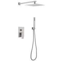 Душевой комплект Abber Daheim AF8219SP С ВНУТРЕННЕЙ ЧАСТЬЮ, сатин