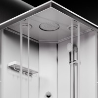 Душевая кабина AM.PM X-Joy Square W94C-403-090MT 90х90 см, матовый хром