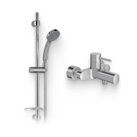Душевой комплект Смеситель Jacob Delafon Cuff E45532-CP + Гарнитур Citrus E12907-CP